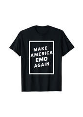 Alternative Apparel MAKE AMERICA EMO AGAIN Funny Goth US T-Shirt