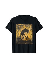 Alternative Apparel Monster Creature Demon Hell Yellow Horror Grunge Scary Art T-Shirt