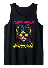 Alternative Apparel Punk Rave Cyber World Gothic Soul Futuristic Cybergoth Tank Top