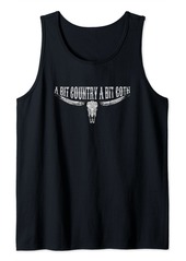 Alternative Apparel Western Goth Girl Alt-Country Subculture Emo Gothic Tank Top