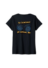 Alternative Apparel Womens Chemtrail Believer Conspiracy Theory V-Neck T-Shirt