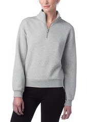 Alternative Apparel Women's Cozy Fleece Mock-Neck Sweatshirt - Natural