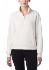 Alternative Apparel Women's Cozy Fleece Mock-Neck Sweatshirt - Heather Gray