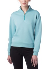 Alternative Apparel Women's Cozy Fleece Mock-Neck Sweatshirt - Heather Gray