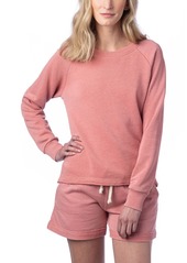 Alternative Apparel Women's Lazy Day Pullover Sweatshirt - Rose Bloom