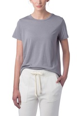 Alternative Apparel Women's Modal Tri-Blend Crew T-shirt - Nickel