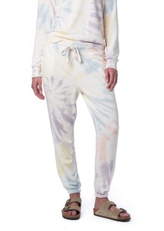 Alternative Apparel Women's Washed Terry Classic Sweatpants - Spectrum Spiral Tie Dye