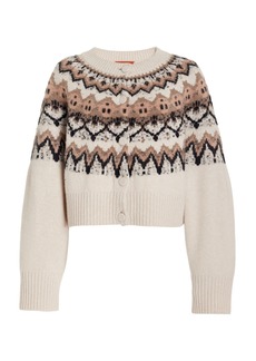 Altuzarra - Barnum Cropped Wool-Blend Cardigan - Grey - L - Moda Operandi