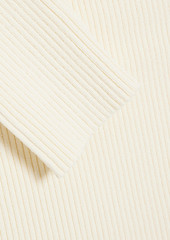 Altuzarra - Cold-shoulder cutout ribbed-knit bodysuit - White - XS
