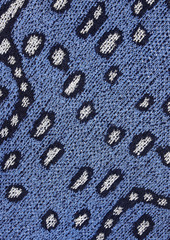 Altuzarra - Cutout jacquard-knit midi dress - Blue - XS