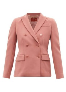 Altuzarra - Indiana Double-breasted Cady Suit Jacket - Womens - Pink