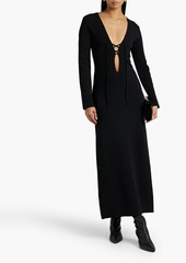 Altuzarra - Lace-up stretch-knit maxi dress - Black - XS