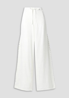 Altuzarra - Mani crepe wide-leg pants - White - FR 42