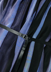Altuzarra - Nika belted printed silk crepe de chine blouse - Blue - FR 38