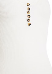 Altuzarra - Ribbed wool and cashmere-blend tank - White - XL