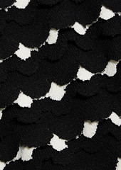 Altuzarra - Scalloped two-tone stretch-knit midi dress - Black - S