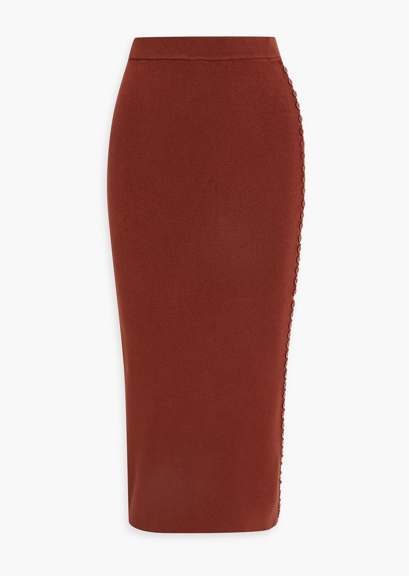 Altuzarra - Stretch-knit midi pencil skirt - Red - S