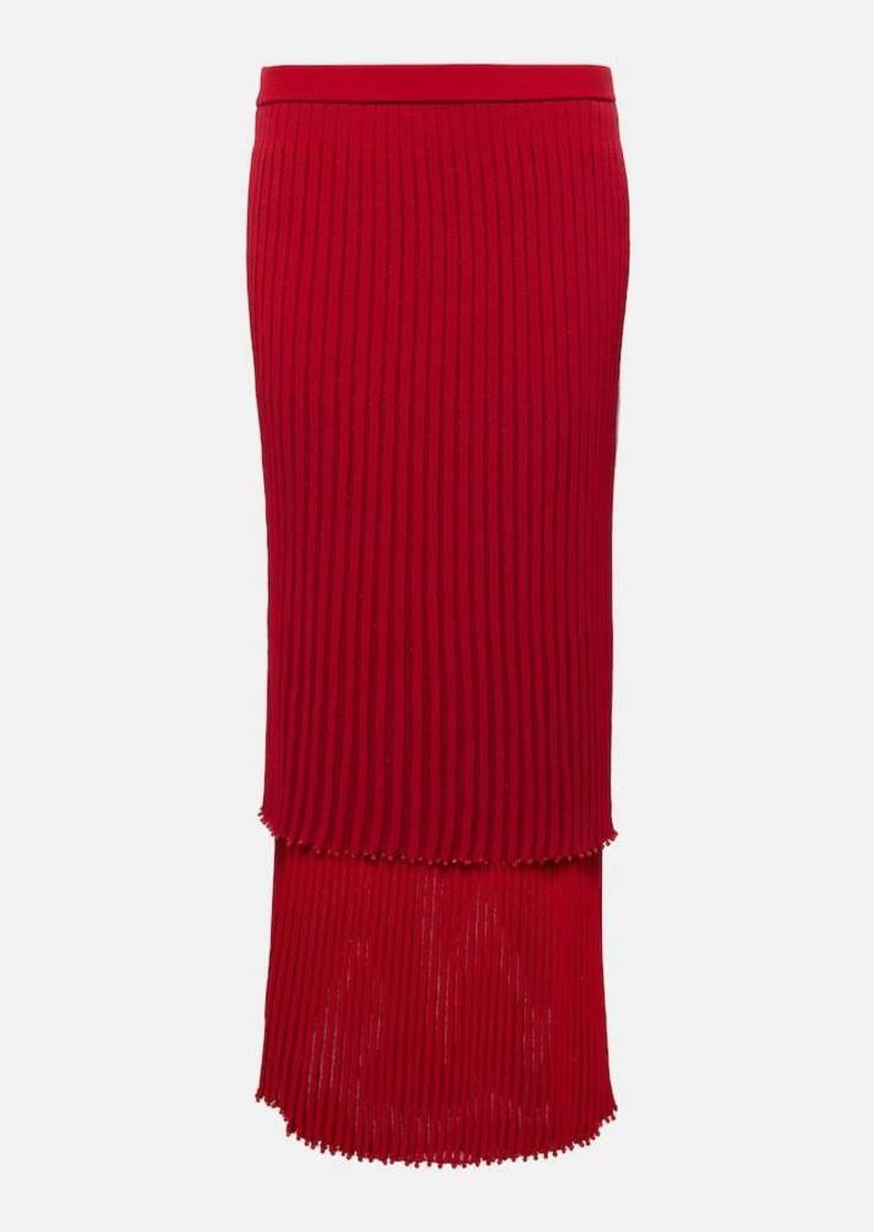 Altuzarra Ariana ribbed-knit jersey maxi skirt