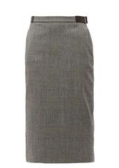 Altuzarra Bolan Prince of Wales-checked wool-blend skirt