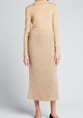 Altuzarra Embellished Wool-Cashmere Midi Skirt