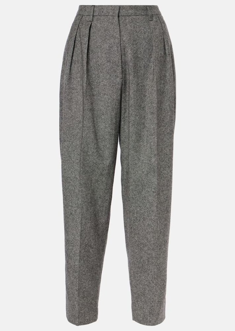 Altuzarra Emmett wool tweed tapered pants