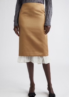 Altuzarra Fannie Layered Look Pencil Skirt