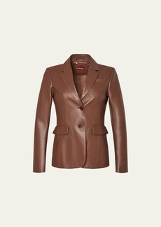 Altuzarra Fenice Leather Blazer Jacket