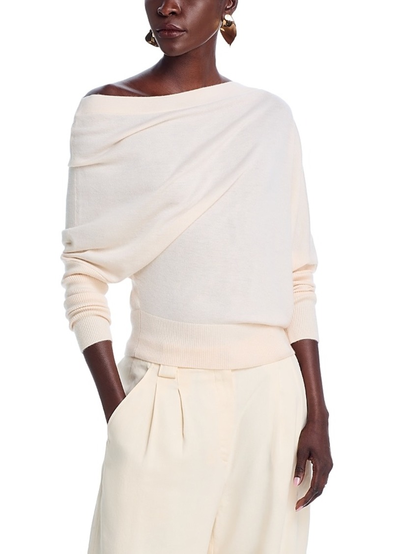 Altuzarra Grainge Cashmere Open Neck Sweater