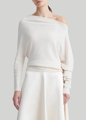 Altuzarra Grainge One-Shoulder Cashmere Sweater