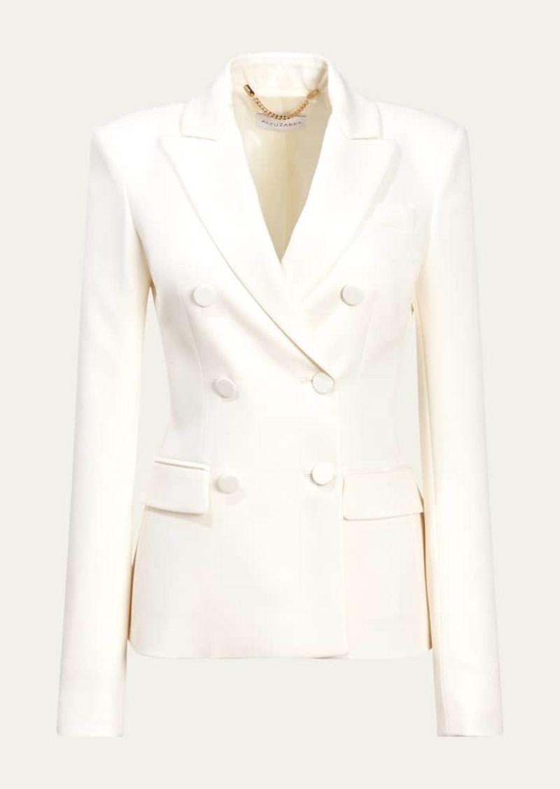 Altuzarra Indiana Double-Breasted Wool Blazer