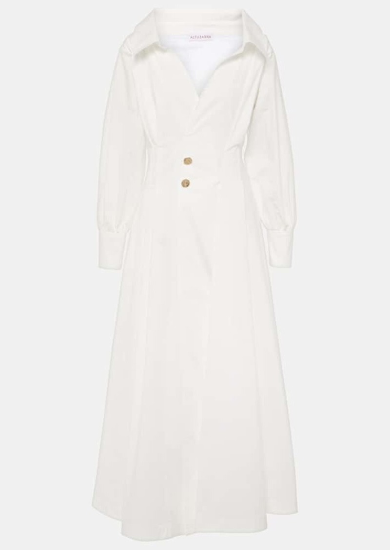 Altuzarra Isabela cotton-blend midi dress