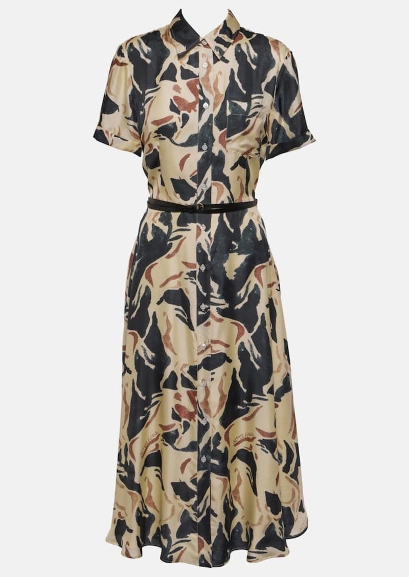 Altuzarra Kiera printed silk midi dress