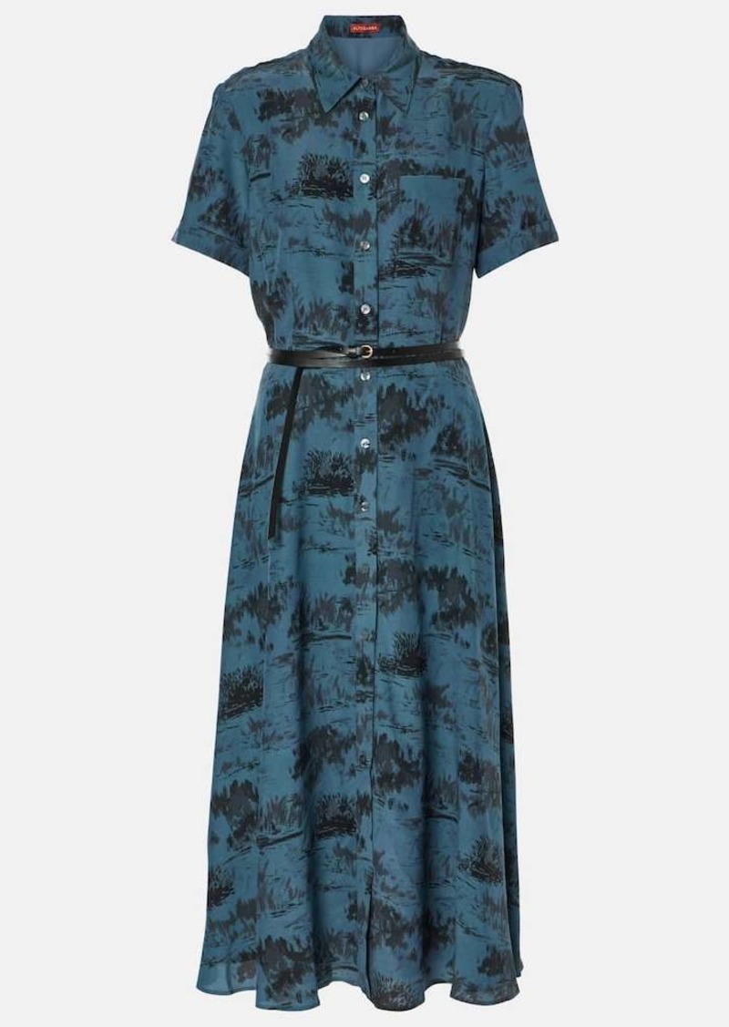 Altuzarra Kiera printed silk midi dress