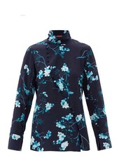 Altuzarra Marjorie floral-print silk top
