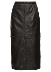 Altuzarra Mooney panelled leather midi skirt