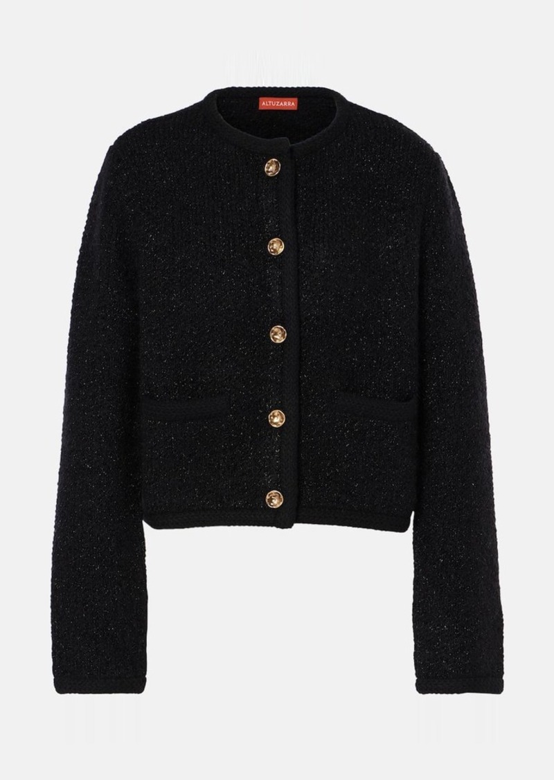 Altuzarra Napoline knitted cropped jacket