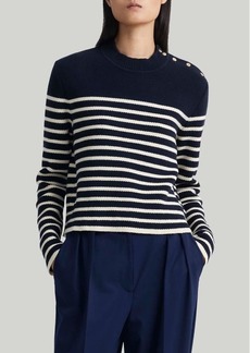 Altuzarra Oz Stripe Cotton & Cashmere Sweater