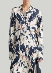 Altuzarra Patricia Floral Print Button-Up Shirt