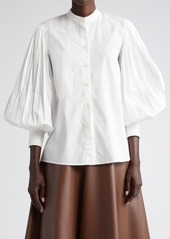 Altuzarra Patsy Bishop Sleeve Button-Up Shirt