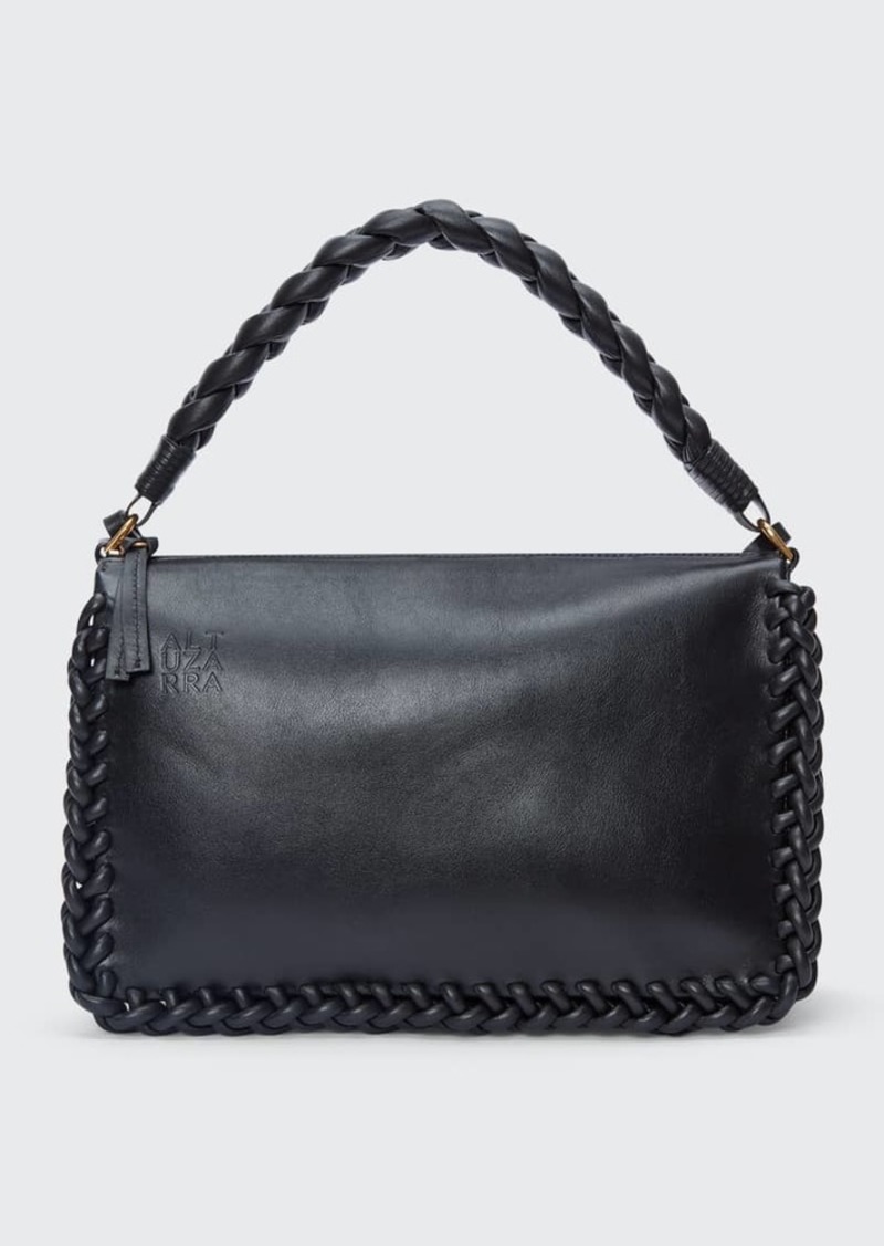 Altuzarra Small Braided Leather Top-Handle Bag