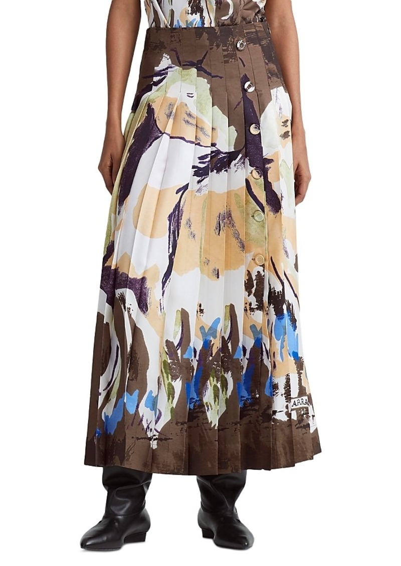 Altuzarra Tullius Printed Maxi Skirt