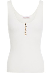 Altuzarra - Ribbed wool and cashmere-blend tank - White - XL