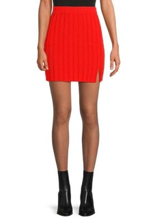 Altuzarra Amali Cashmere Blend Mini Skirt