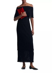 Altuzarra Ariana Pleated Knit Maxi Skirt