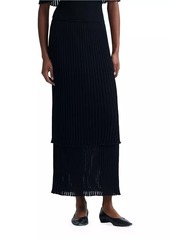 Altuzarra Ariana Pleated Knit Maxi Skirt