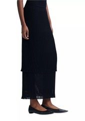 Altuzarra Ariana Pleated Knit Maxi Skirt