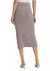 Altuzarra Carlson Sequined Knit Midi-Skirt