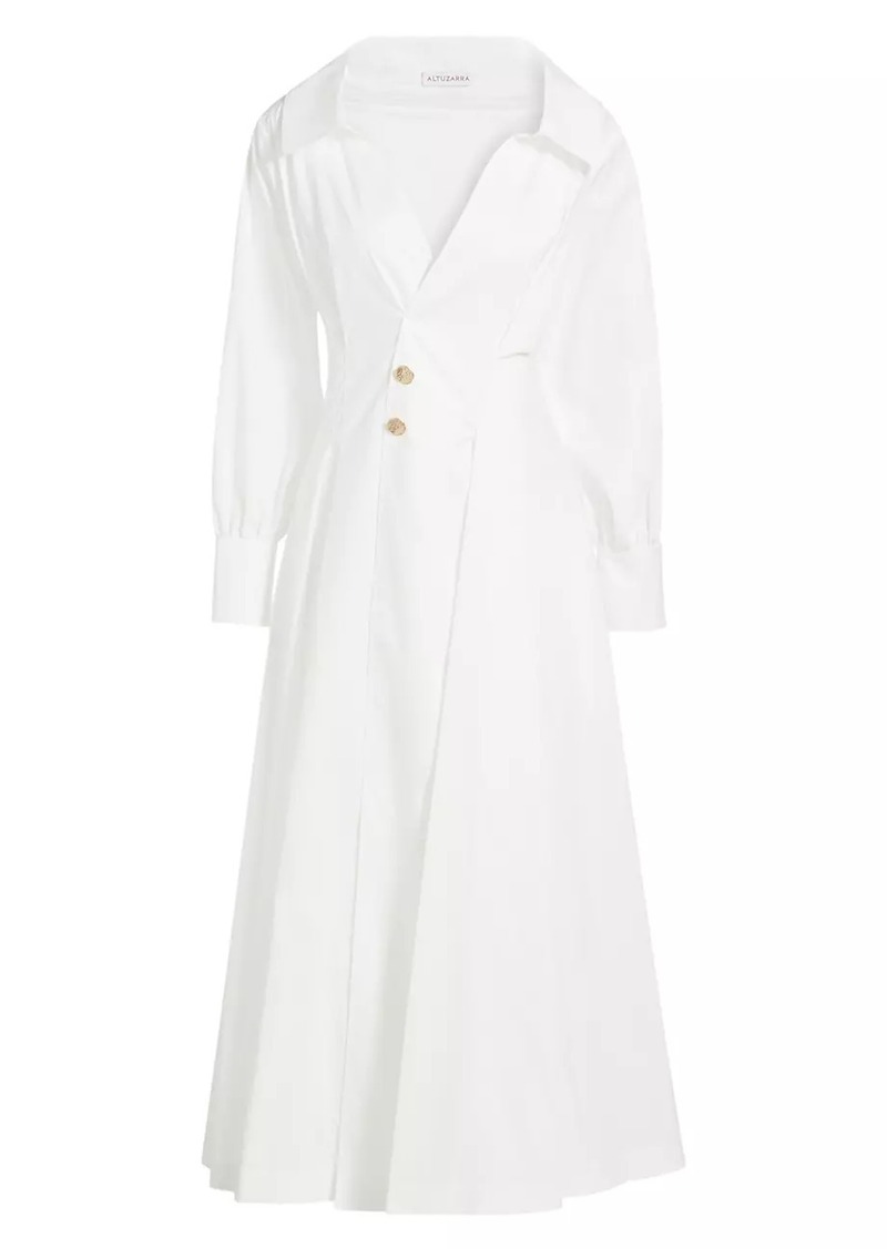 Altuzarra Isabela Cotton-Blend Shirtdress