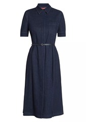 Altuzarra Kieran Denim Midi-Shirtdress