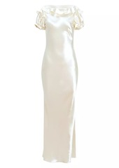 Altuzarra Lafont Ruffled Silk Maxi Dress